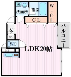 リバープレイス梅田北の物件間取画像